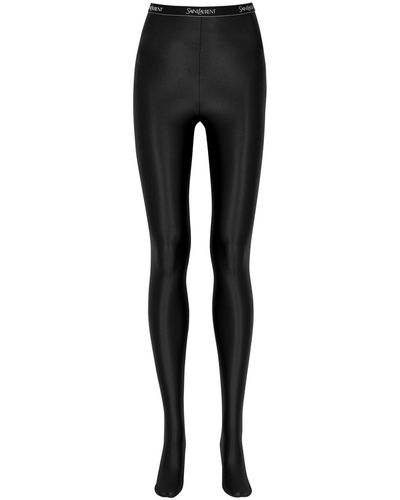 Saint Laurent Stretch-jersey leggings - Black