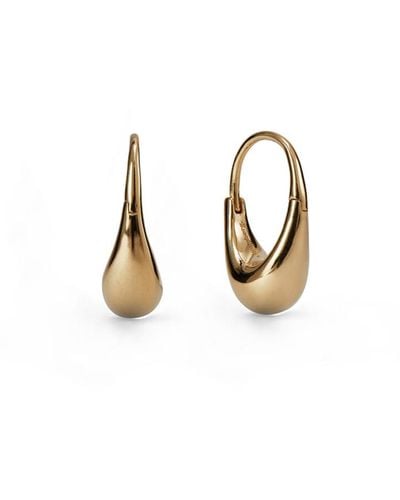 Otiumberg Roscida 14kt Vermeil Hoop Earrings - Metallic