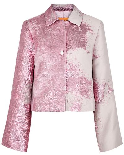 Stine Goya Kiana Cloqué Jacket - Pink