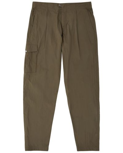 Herno Shell Cargo Pants - Green