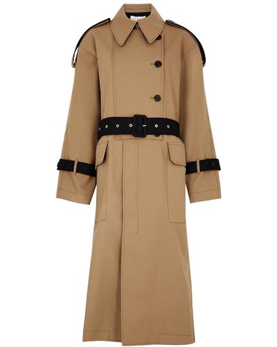 3.1 Phillip Lim Camel Belted Trench Coat - Natural