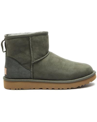 UGG Classic Mini Regenerate Suede Ankle Boots, Boots, - Green