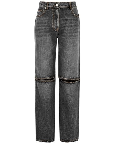 JW Anderson Cut-out Bootcut Jeans - Gray