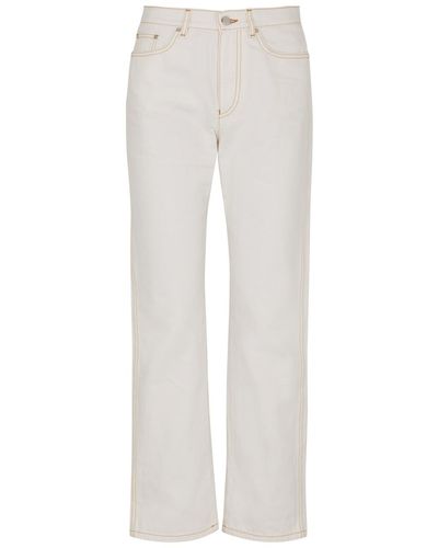 Moncler Slim-leg Jeans - White