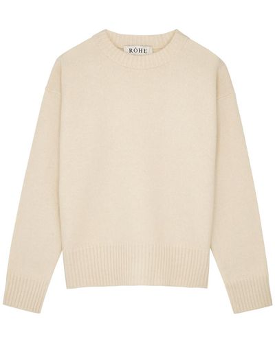 Rohe Wool-blend Sweater - Natural