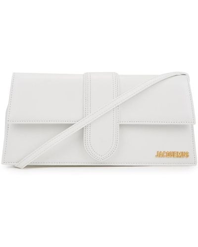 Jacquemus Le Bambino Leather Top Handle Bag, Bag, , Leather - White