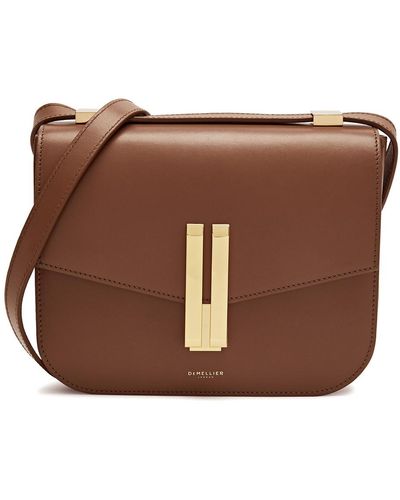 DeMellier London Vancouver Leather Cross-Body Bag - Brown