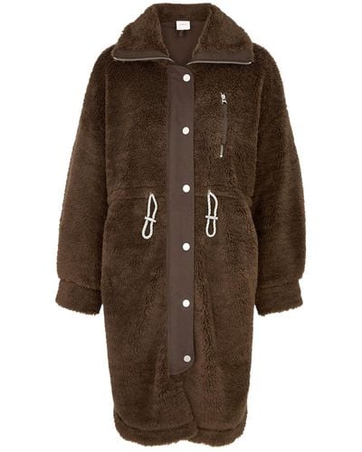 Varley Jones Faux Fur Coat - Brown