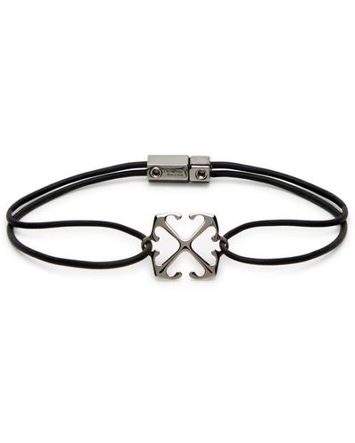 Off-White c/o Virgil Abloh Arrow Rubberised Cable Bracelet - Black