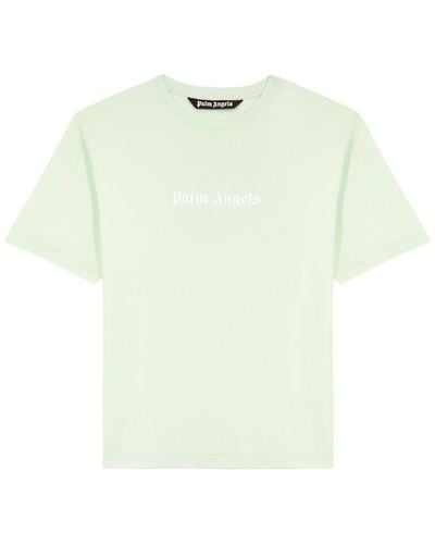 Palm Angels Logo-print Cotton T-shirt - Multicolour