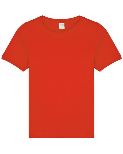 Flore Flore Car Cotton T-Shirt - Red