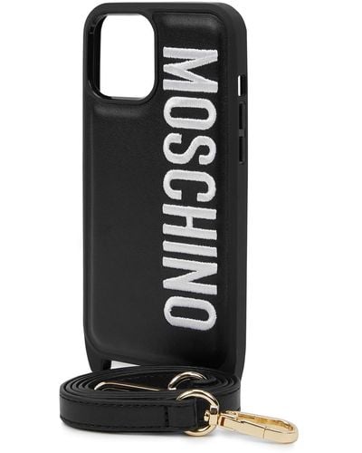 Moschino Black Logo Iphone 12 Pro Max Case