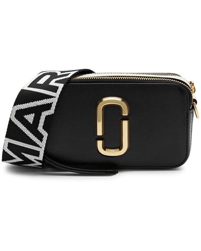 Marc Jacobs Snapshot Leather Cross-body Bag - Black