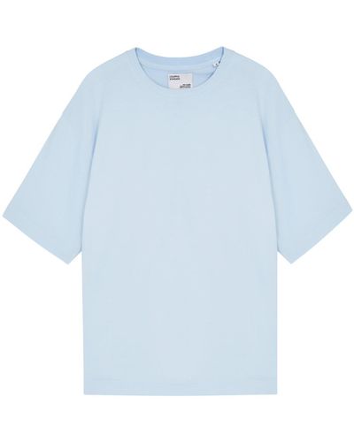 COLORFUL STANDARD Oversized Cotton T-shirt - Blue