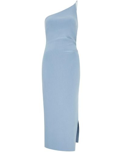 Bec & Bridge Nala One-shoulder Midi Dress - Blue