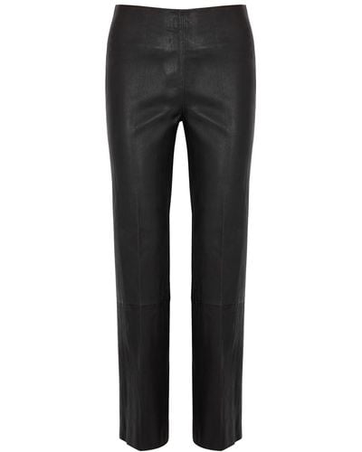 Day Birger et Mikkelsen Madisson Leather Trousers - Grey