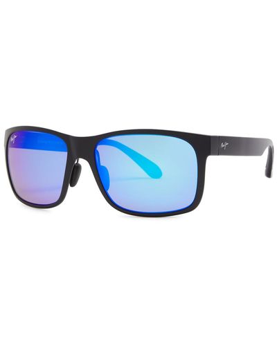 Maui Jim Red Sands D-frame Sunglasses - Blue