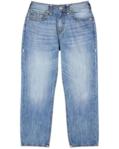True Religion Bobby Super T Straight-leg Jeans - Blue