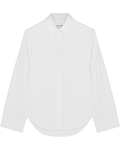 AEXAE Cotton-poplin Shirt - White