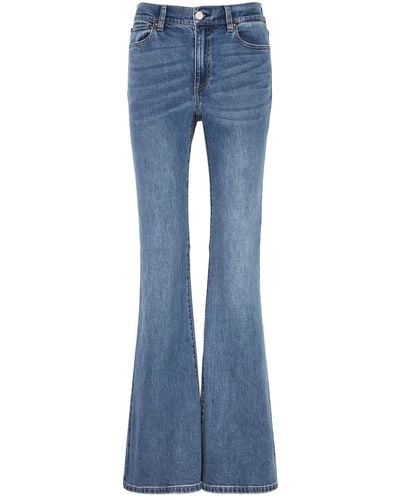 Alice + Olivia Stacey Flared-Leg Jeans - Blue