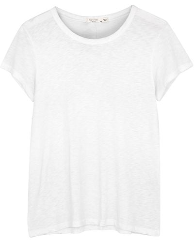 Rag & Bone The Tee Cotton T-Shirt - White