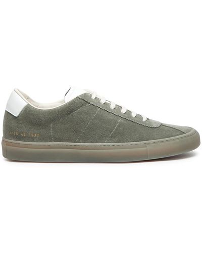 Common Projects Tennis 70 Suede Sneakers - Green