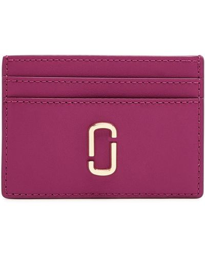 Marc Jacobs The J Marc Leather Card Holder - Purple