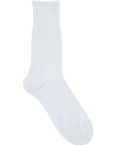 FALKE Airport Wool-blend Socks - White