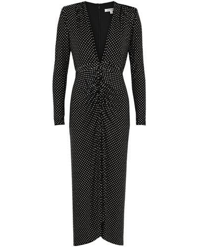 Veronica Beard Kiah Crystal-embellished Stretch-jersey Dress - Black
