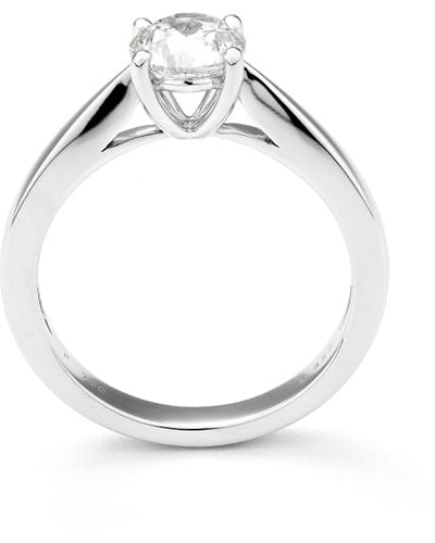 Mozafarian Gold And Diamond Engagement Ring - Metallic