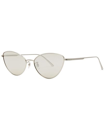 Oliver Peoples X Khaite Cat-eye Sunglasses - Metallic