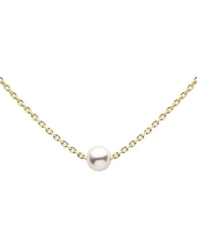 RedLine 18ct Yellow Gold And Pearl Sensuelle Chain Necklace