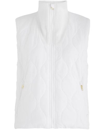 Varley Zarah Quilted Shell Gilet - White