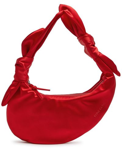 Stine Goya Julius Mini Satin Shoulder Bag - Red