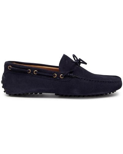 Oliver Sweeney Lastres Suede Driving Shoes - Blue