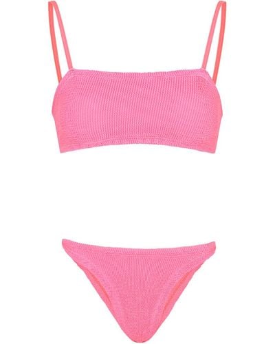 Hunza G Gigi Seersucker Bikini - Pink