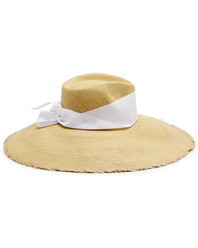 Sensi Studio Aguacate Straw Sun Hat - White