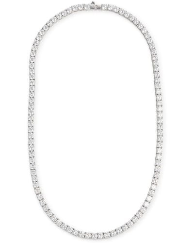 CERNUCCI Crystal-Embellished Tennis Necklace - White