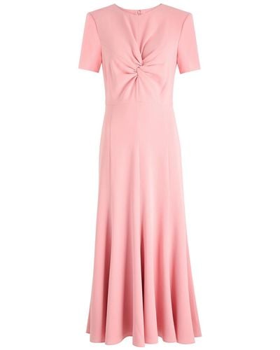 Roland Mouret Knotted Midi Dress - Pink