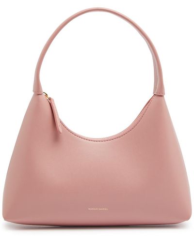 Mansur Gavriel Mini Candy Leather Top Handle Bag - Pink
