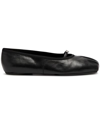 Givenchy Leather Ballet Flats - Black