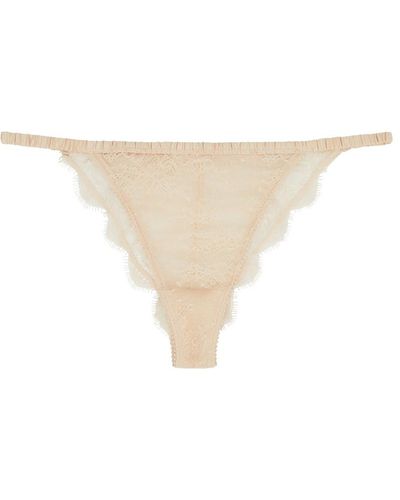 Love Stories Charlotte Lace Thong - White