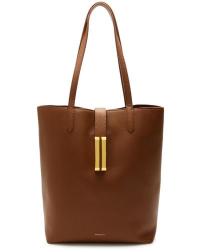 DeMellier London Vancouver Leather Tote - Brown