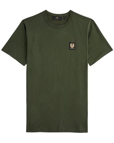 Belstaff Logo Cotton T-Shirt - Green