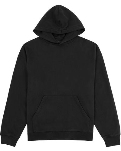 Axel Arigato Drill Logo-Embroidered Hooded Cotton Sweatshirt - Black