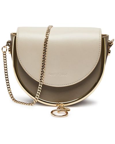 See By Chloé Mara Leather Cross-body Bag - Natural