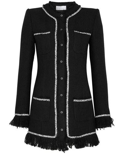 GIUSEPPE DI MORABITO Crystal-embellished Tweed Mini Dress - Black