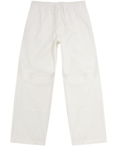OAMC Turner Cotton-poplin Pants - White