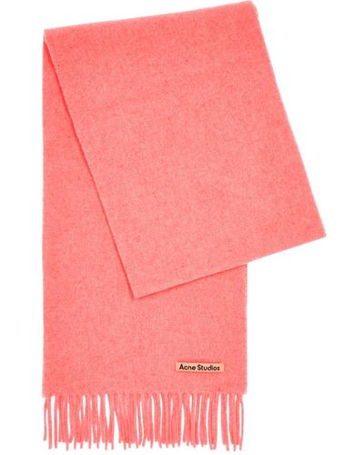 Acne Studios Canada Wool Scarf - Pink