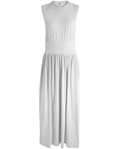 Totême Cotton Midi Dress - White